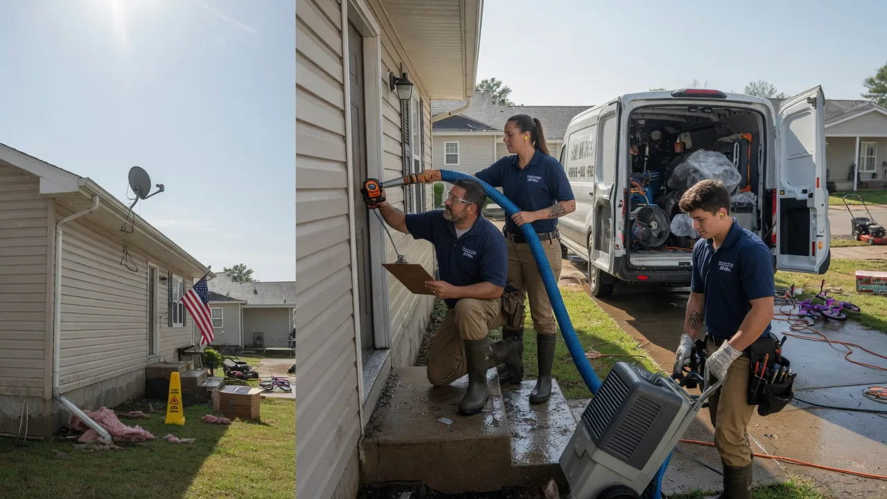 Ceiling Water Damage Restoration in Cave Springs, AR near me